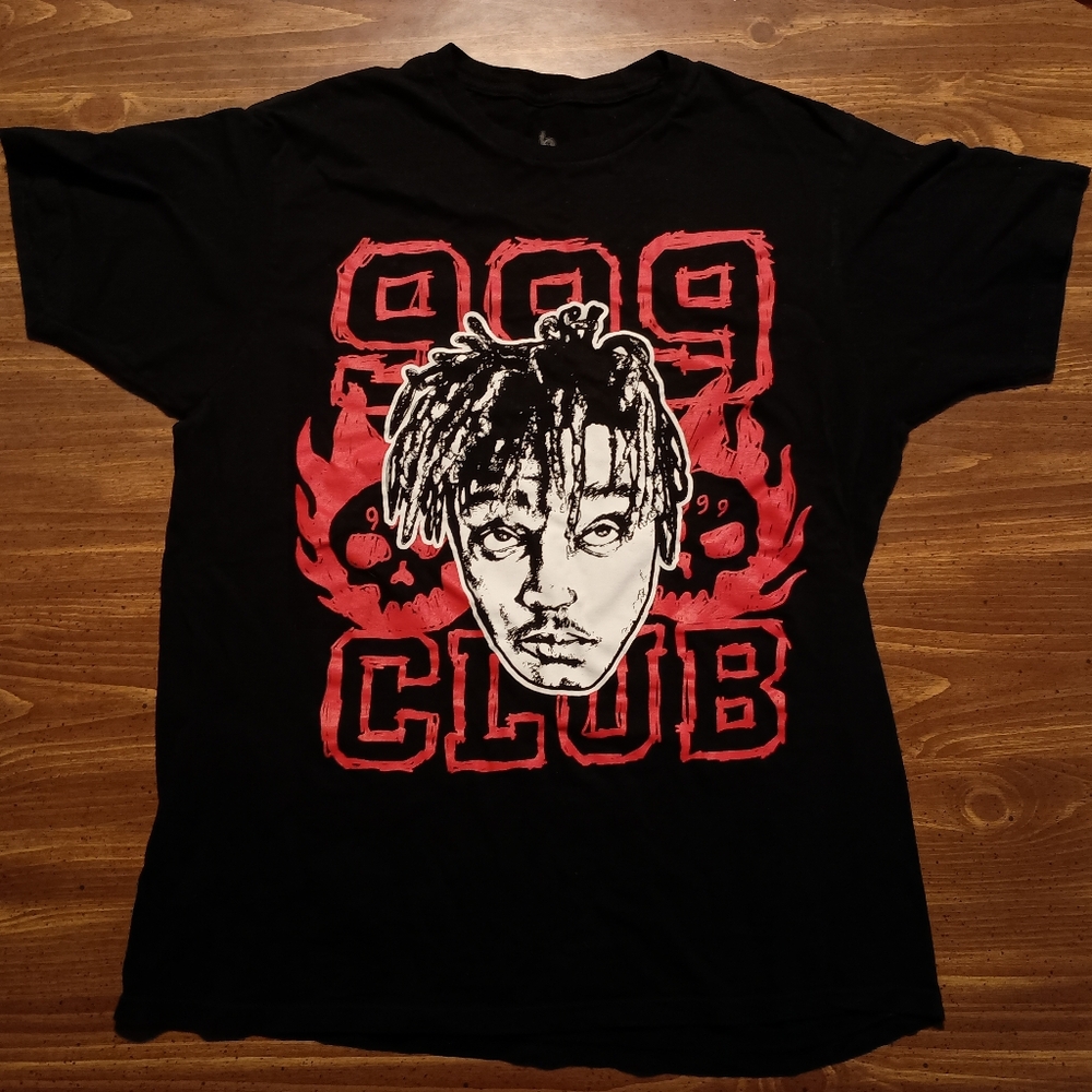 JUICE WRLD T-SHIRT - XL // 999 CLUB Rap Music Artist Tee Shirt World Rare
